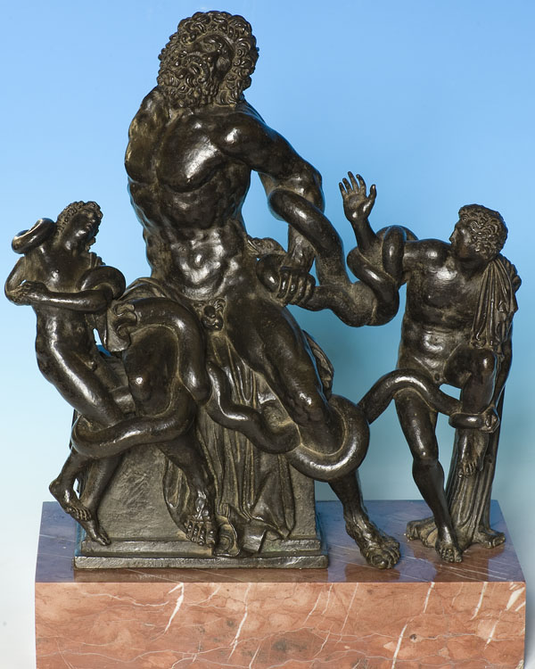 Jacopo Sansovino, Laocoonte (metà XVI secolo), bronzo. 
Firenze, Museo Nazionale del Bargello.