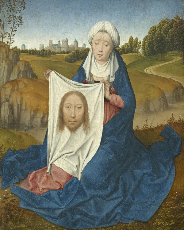 Hans Memling, Dittico Bembo. La Veronica (1483 circa), olio su tavola. Washington, National Gallery of Art.