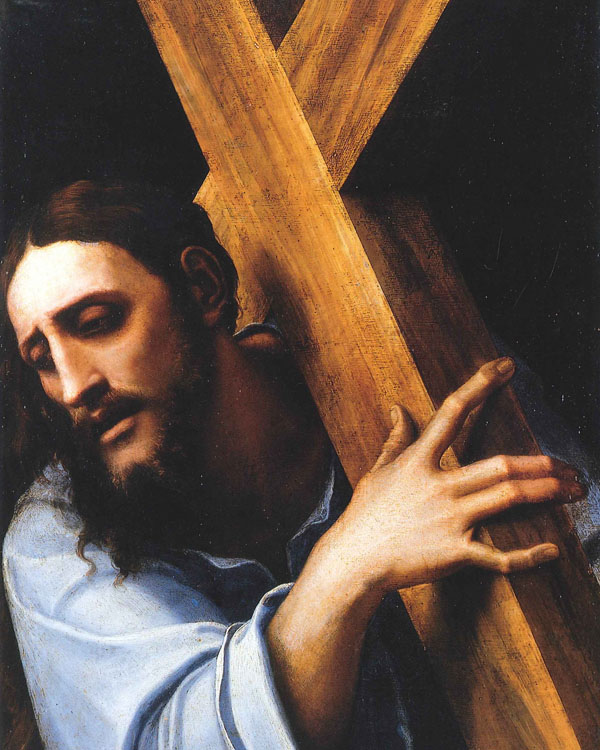 Sebastiano del Piombo, Cristo portacroce (1529 circa), olio su tela. Madrid Museo del Prado.